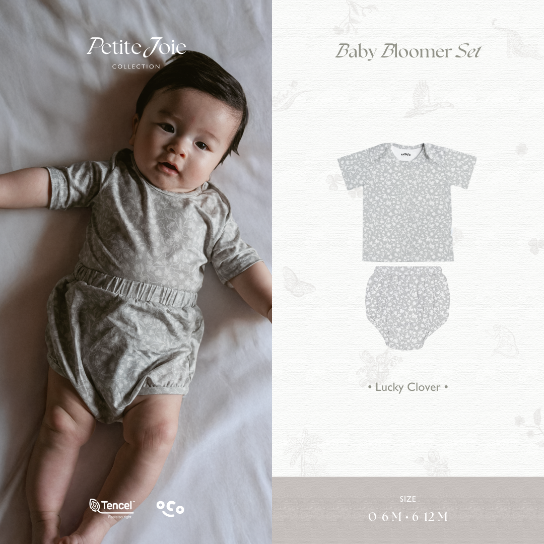 Baby Bloomer Set in Lucky Clover