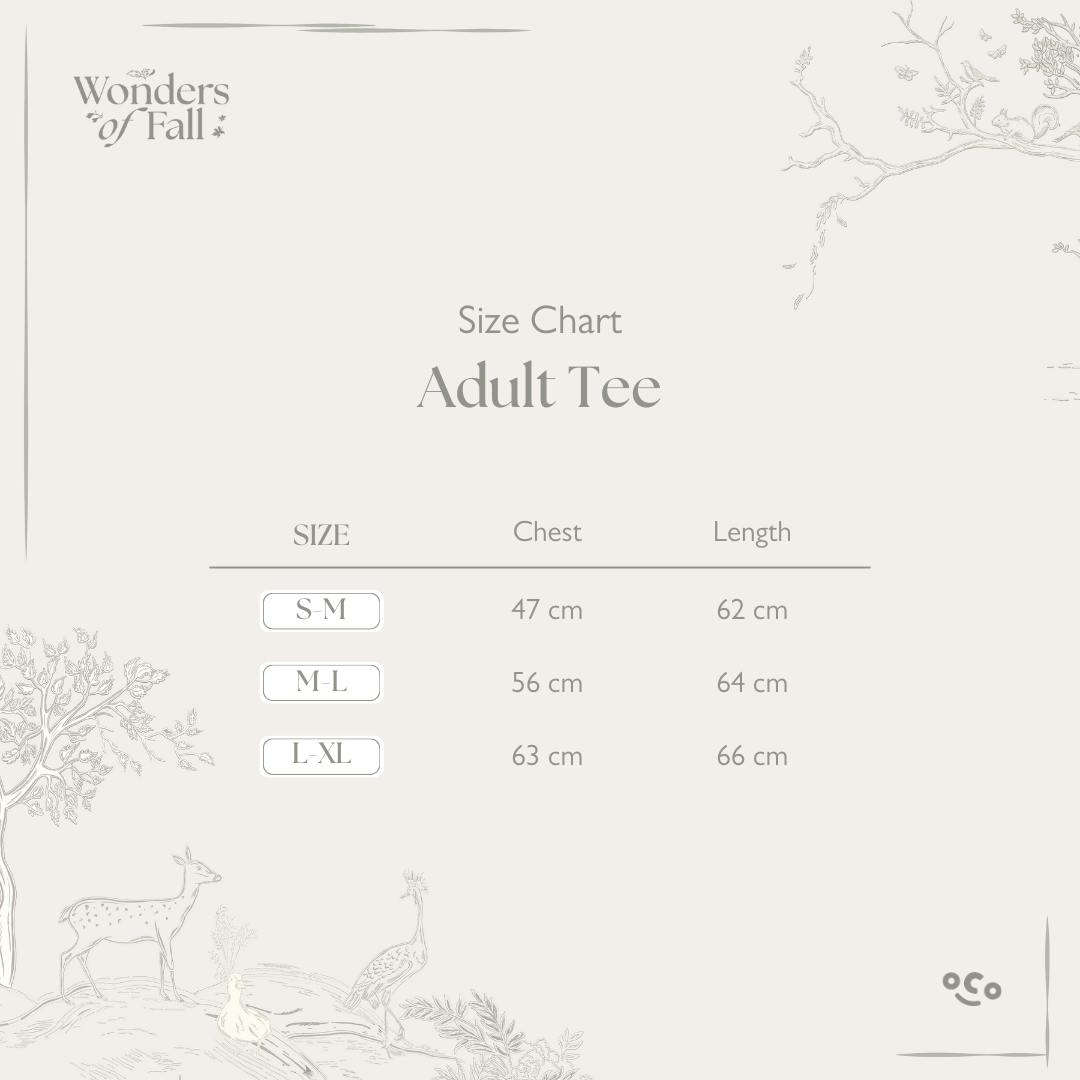 Adult Comfort Tee in Fall Floral