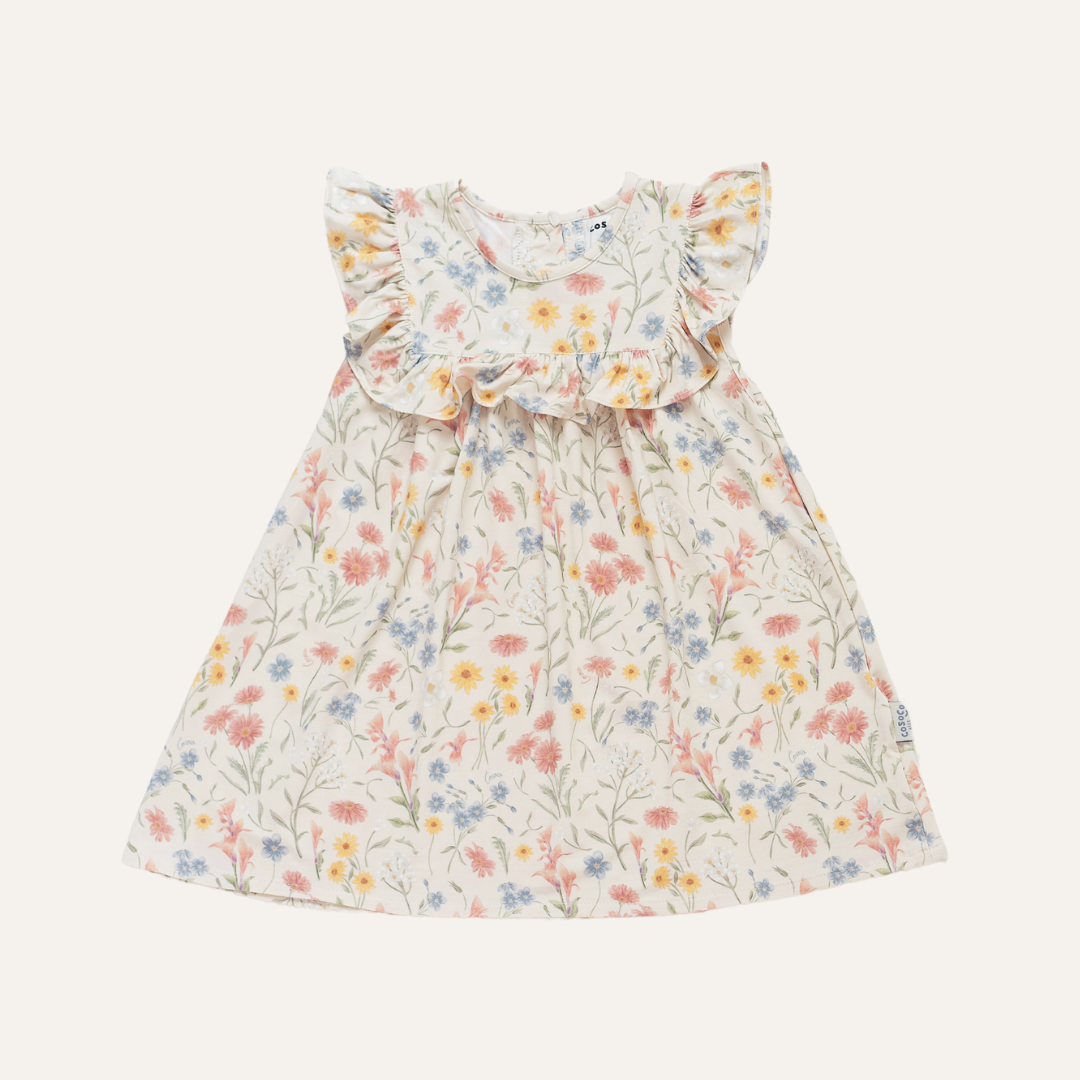 Ava Floral Dress in Fall Floral