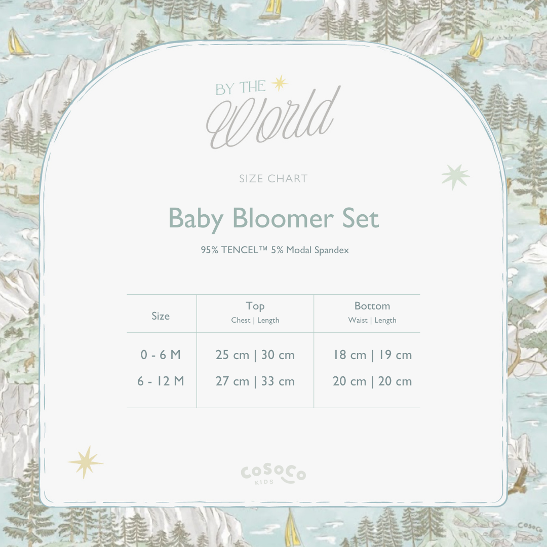 Baby Bloomer Set in By the Coast