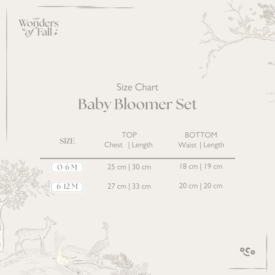 Baby Bloomer Set in Woodlands