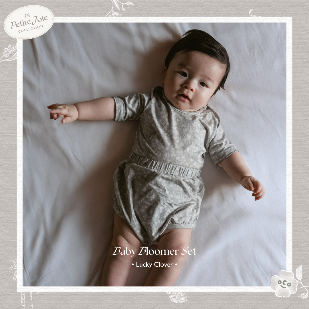 Baby Bloomer Set in Lucky Clover