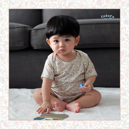 Baby Bloomer Set in Everbloom