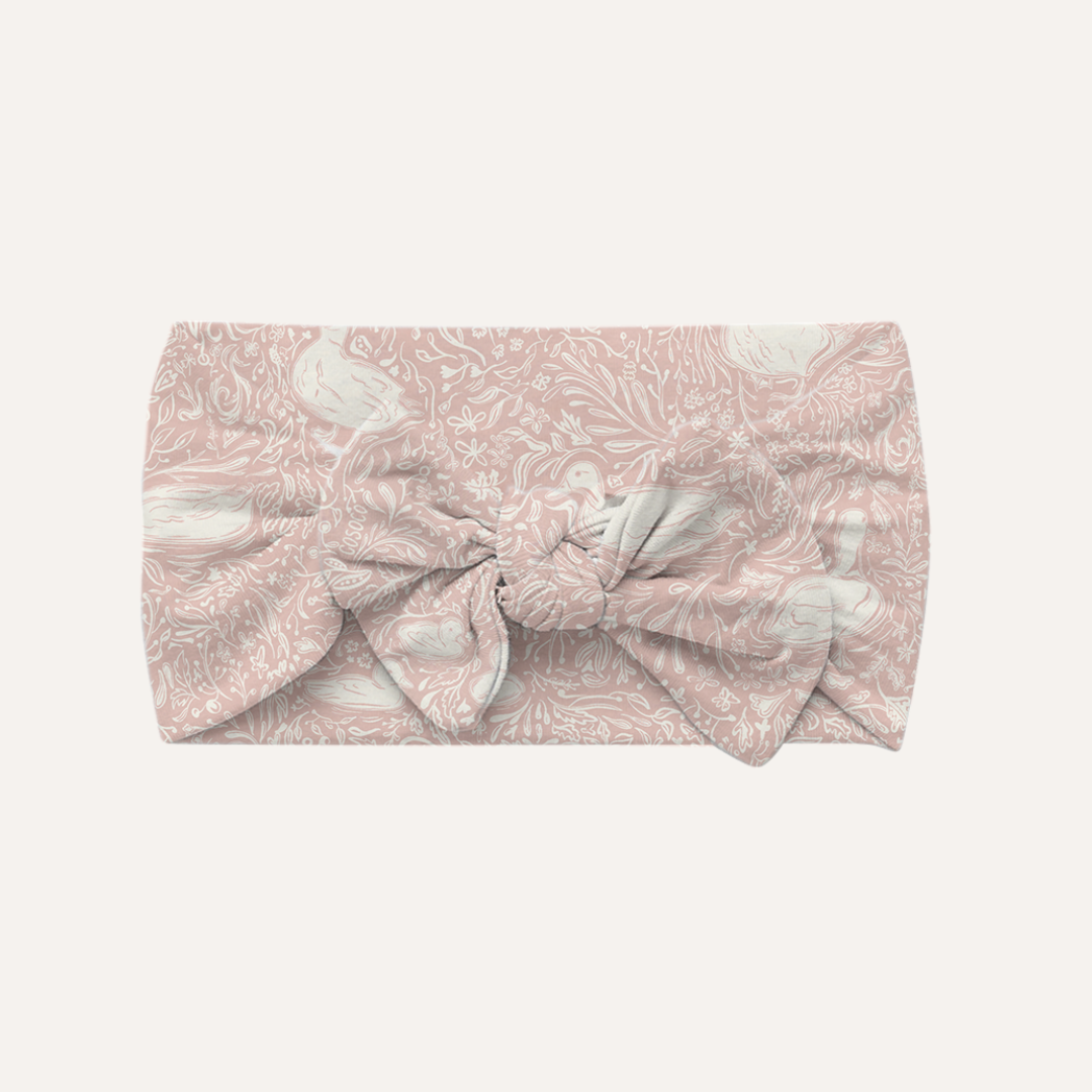 Baby Bow in Duck Pink