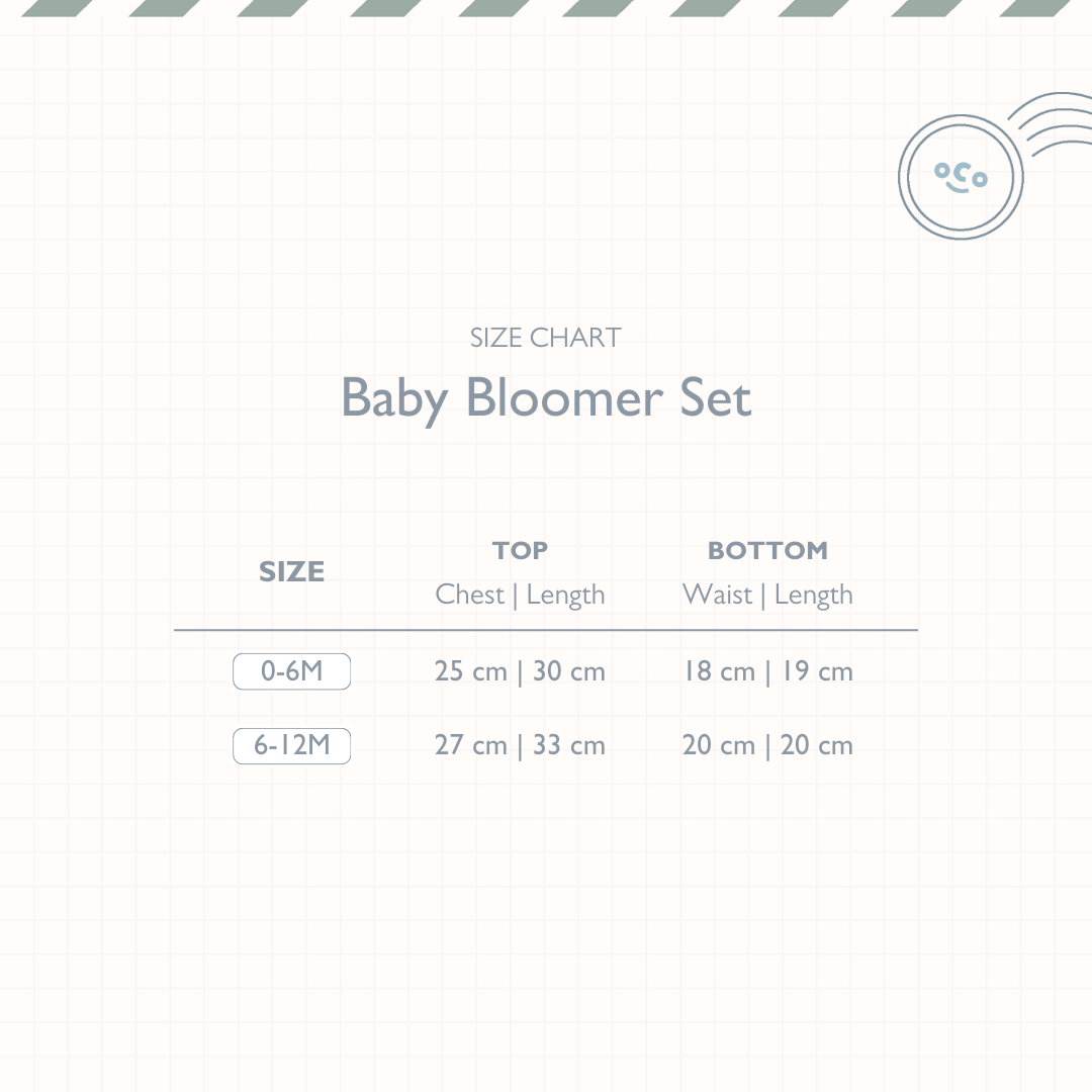 Baby Bloomer Set in City Grey