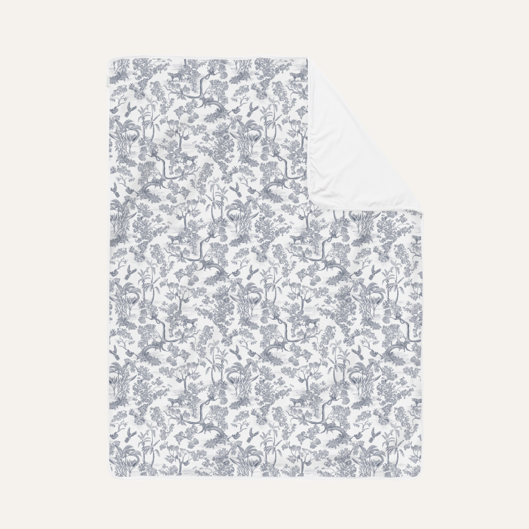 Double Layer Blanket in Jungle Toile