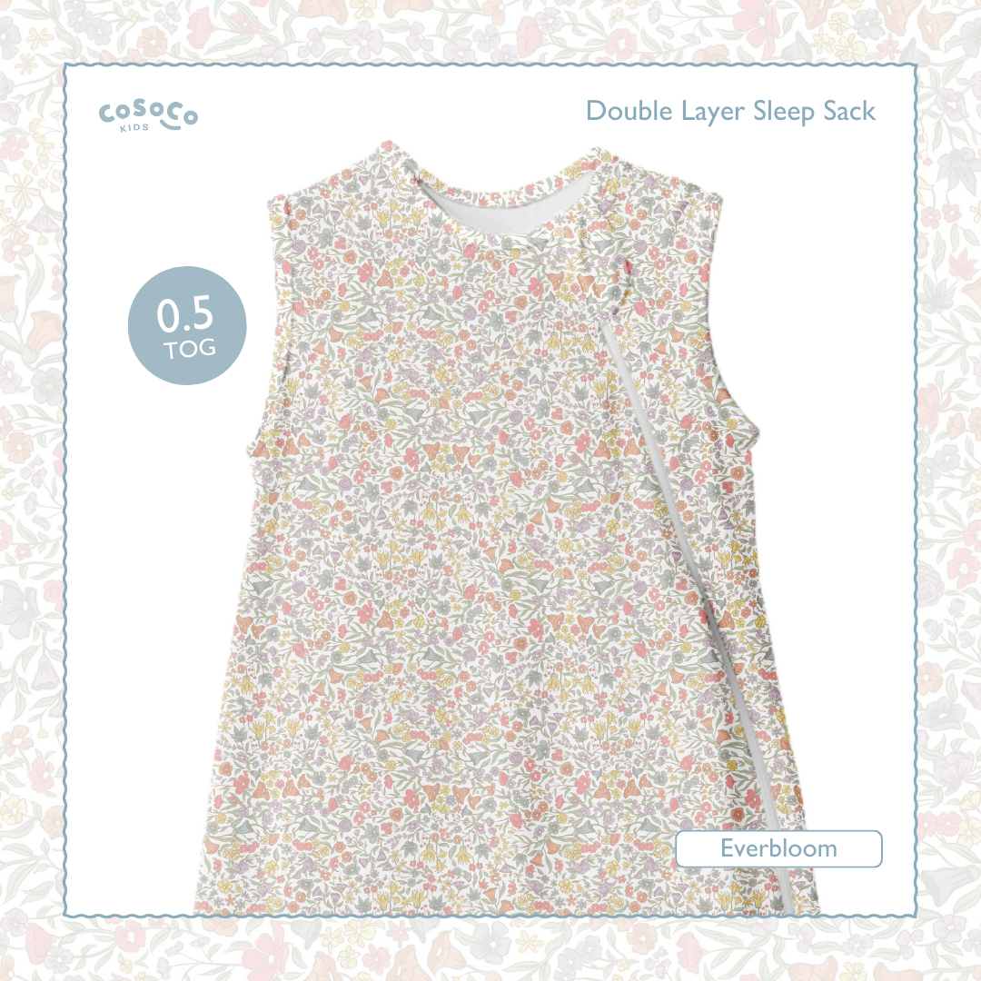 Signature Double Layer Sleep Sack in Everbloom