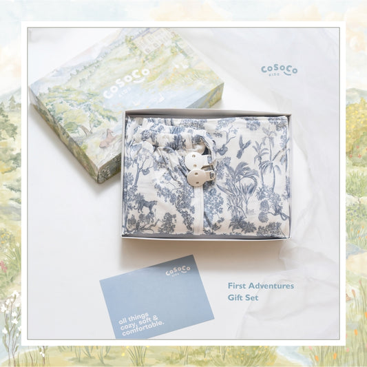 First Adventures Gift Set in Estate Pink