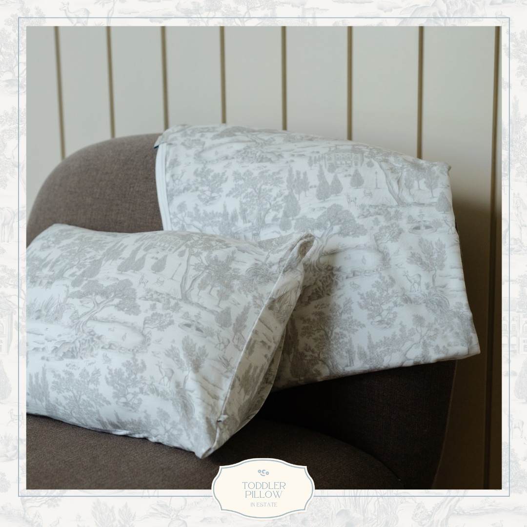 Toddler Head Pillow in Estate Grey