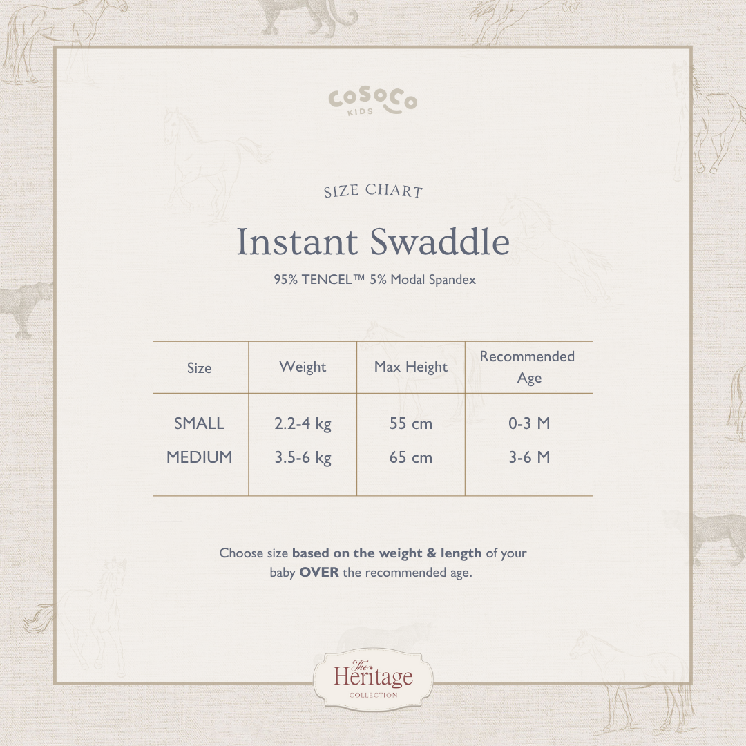 Instant Swaddle in Jungle Toile