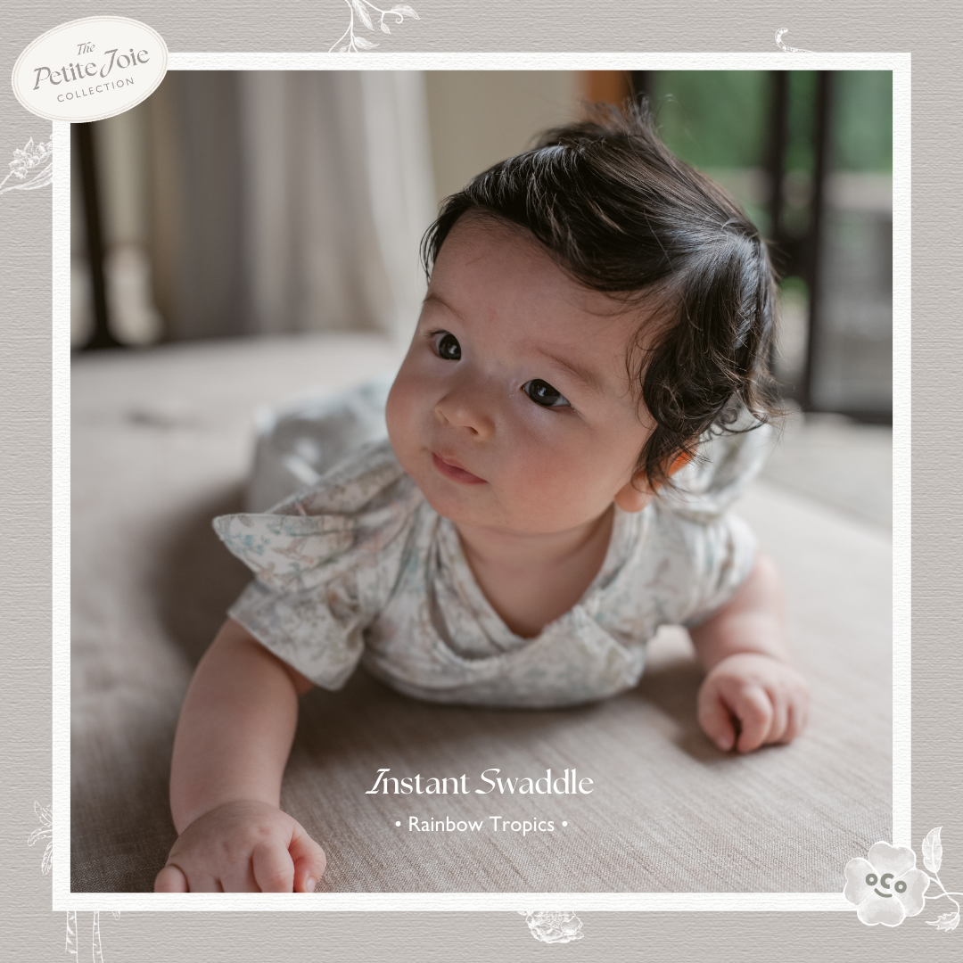 Instant Swaddle in Rainbow Tropics