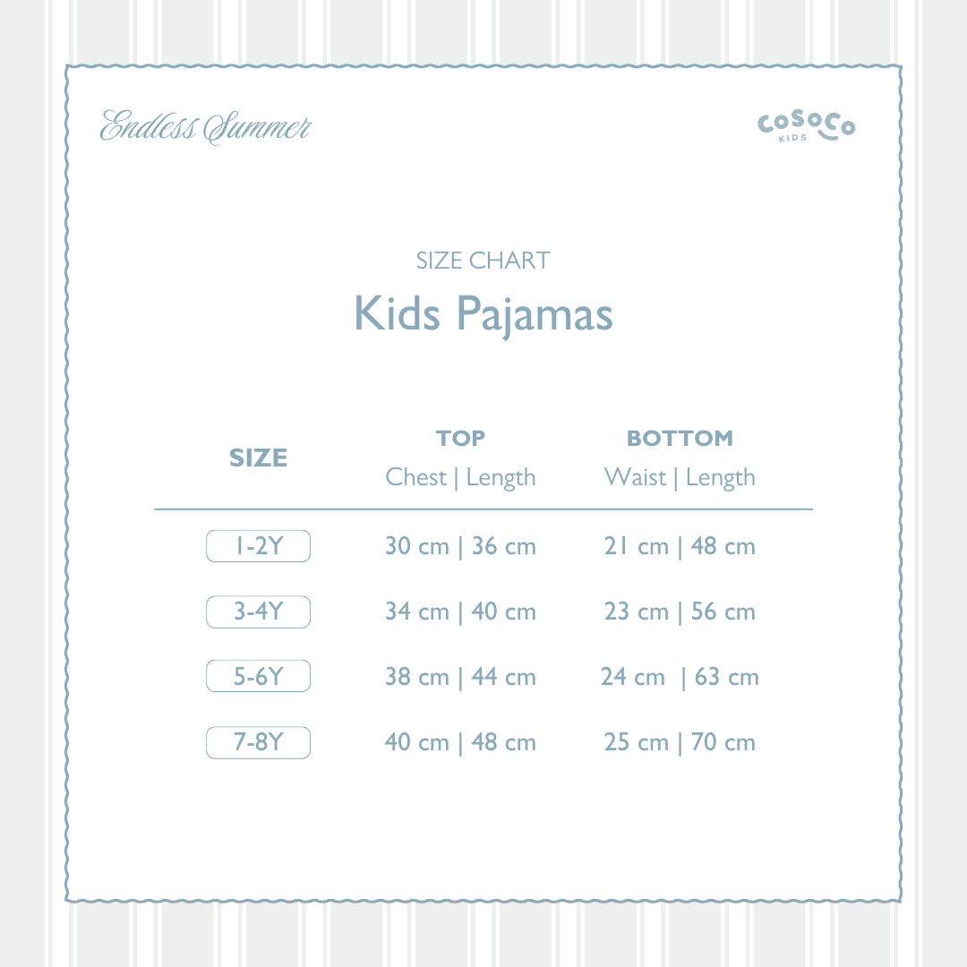 Kids Pajamas in Rainbow Reef