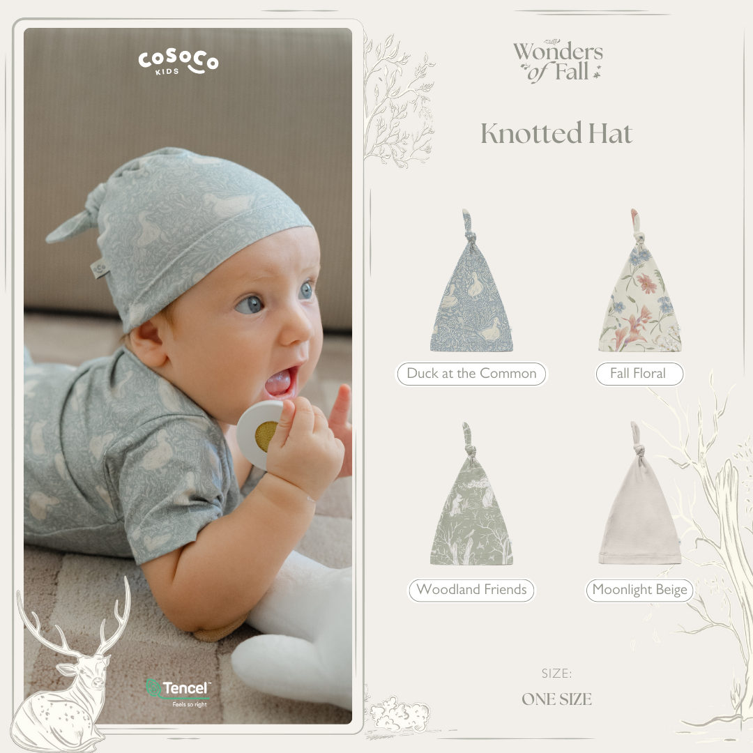 Knotted Hat in Duck Blue at the Common