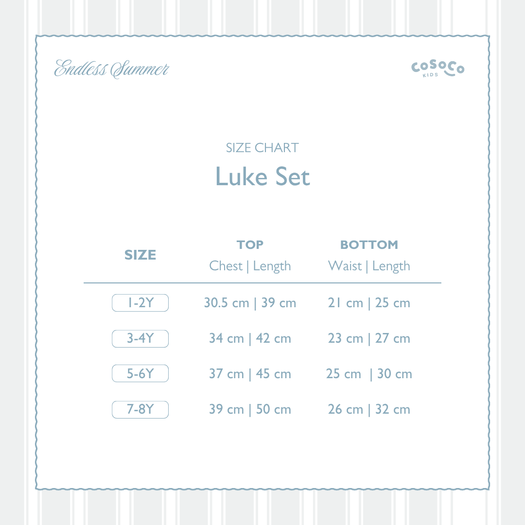 Luke Set in Coastal Blue