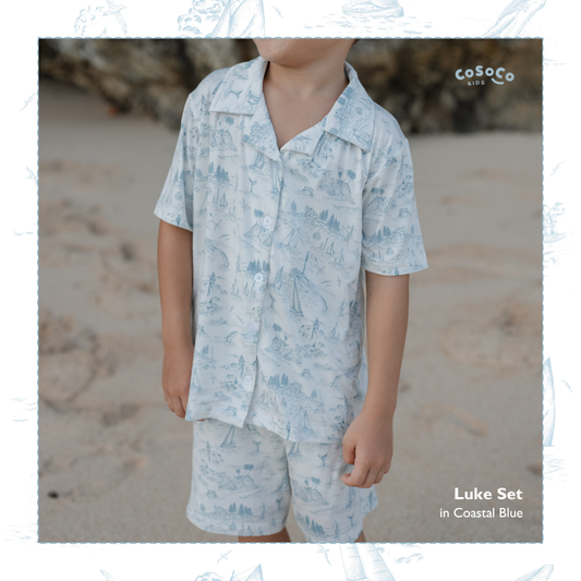 Luke Set in Coastal Blue