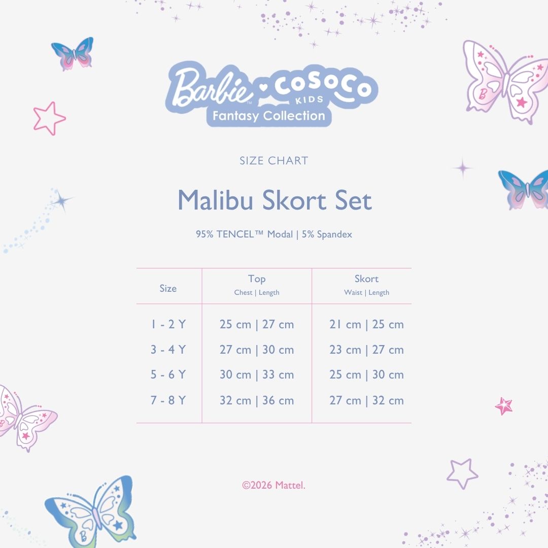 Barbie Malibu Skort Set