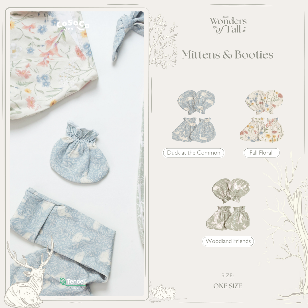 Mittens & Booties in Woodlands