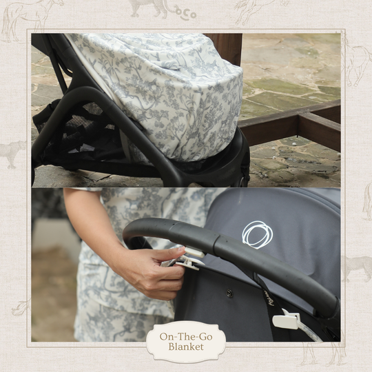 On The Go Blanket in Jungle Toile