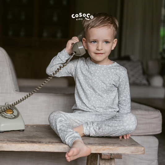 Kids Pajama Set in Lucky Clover