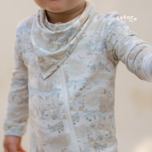 Sleepsuit in Salt Air