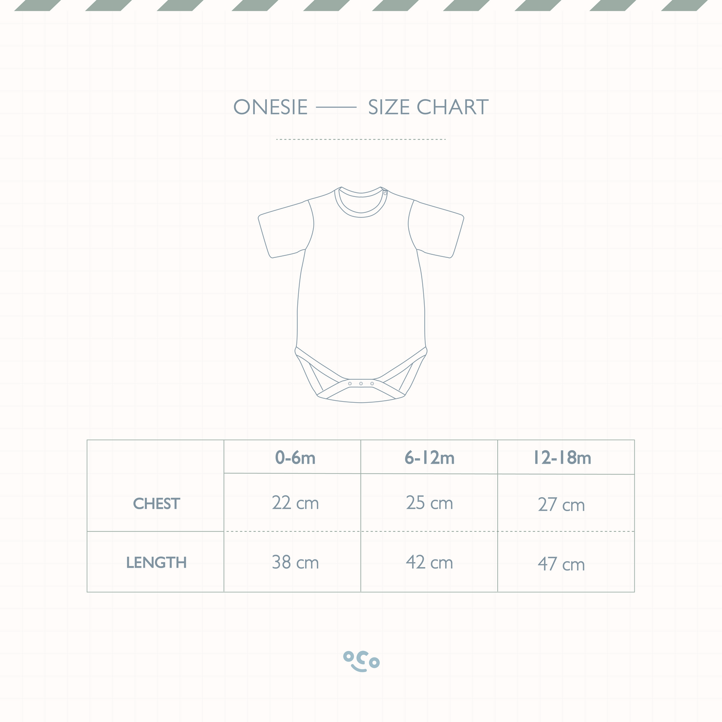 Baby Onesie in City Grey