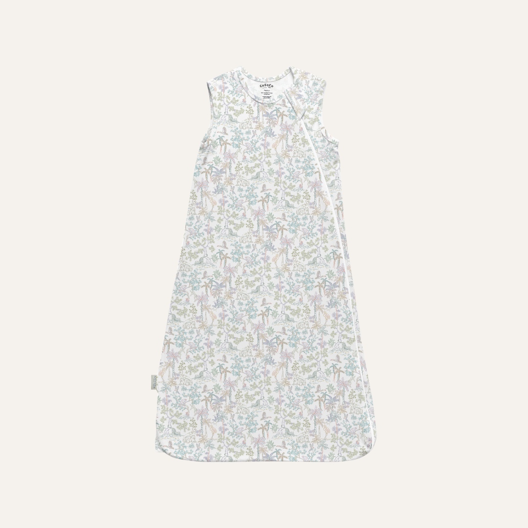 Single Layer Sleep Sack in Rainbow Tropics