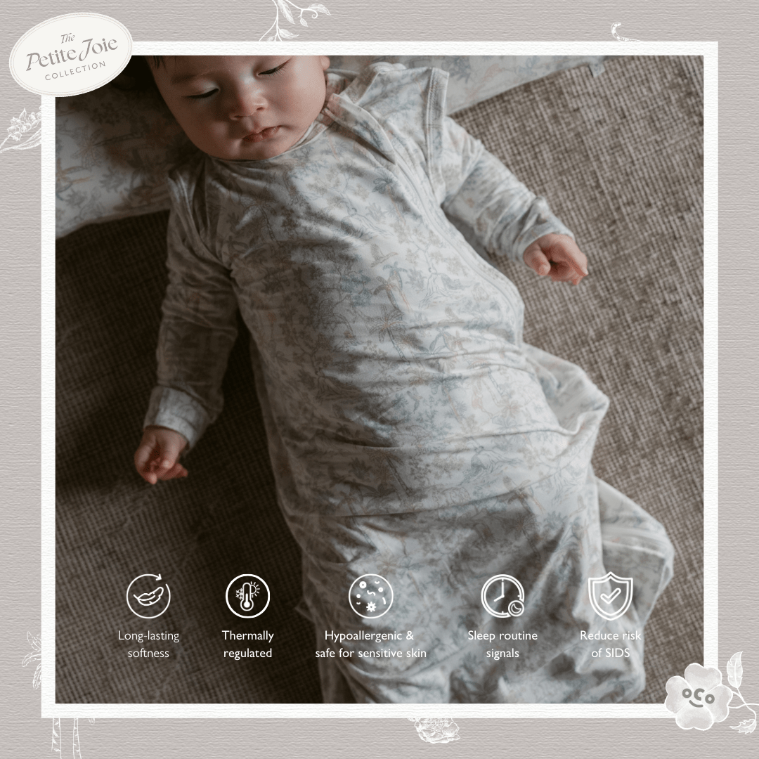 Single Layer Sleep Sack in Rainbow Tropics