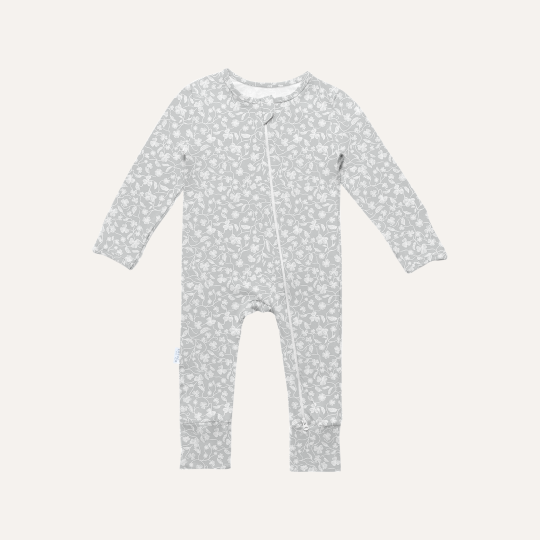 Baby Sleepsuit in Lucky Clover