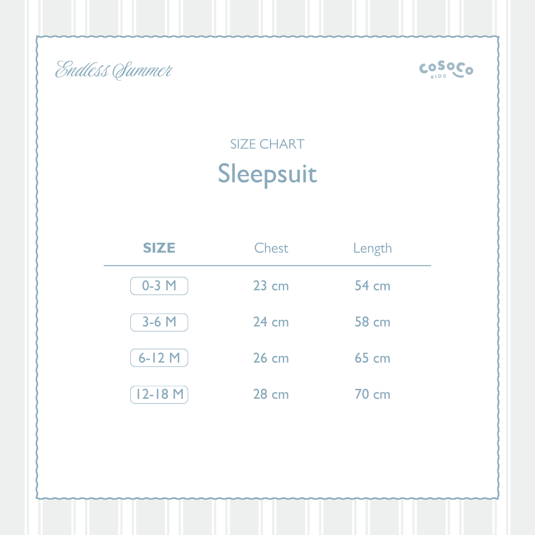Sleepsuit in Rainbow Reef