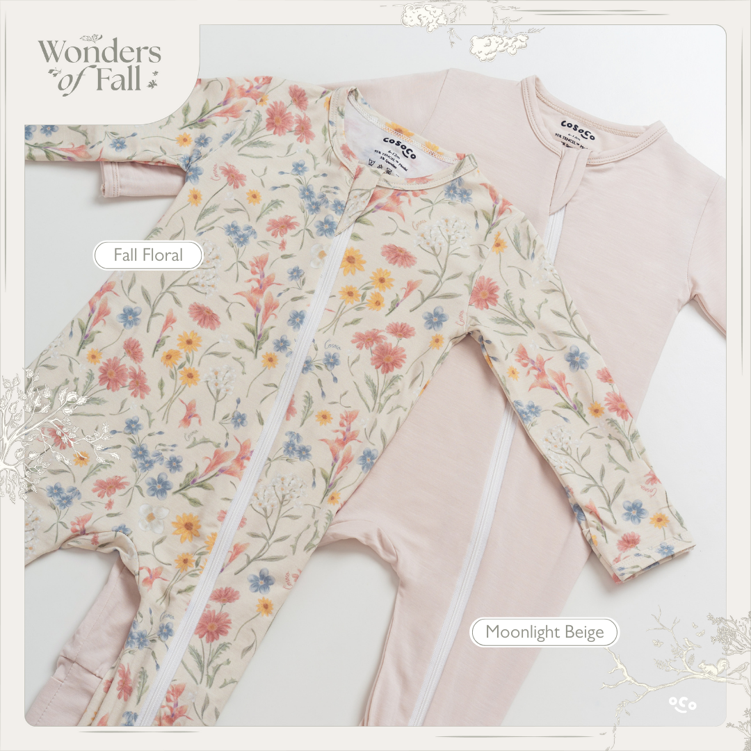 Sleepsuit in Fall Floral
