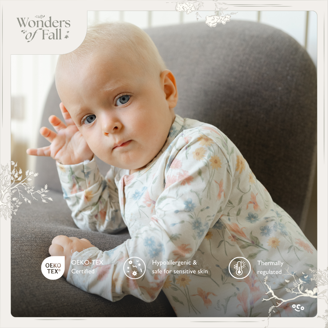 Sleepsuit in Fall Floral