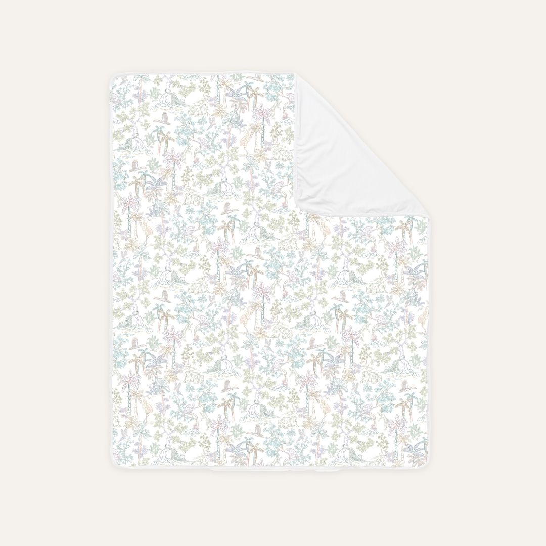 Double Layer Blanket in Rainbow Tropics