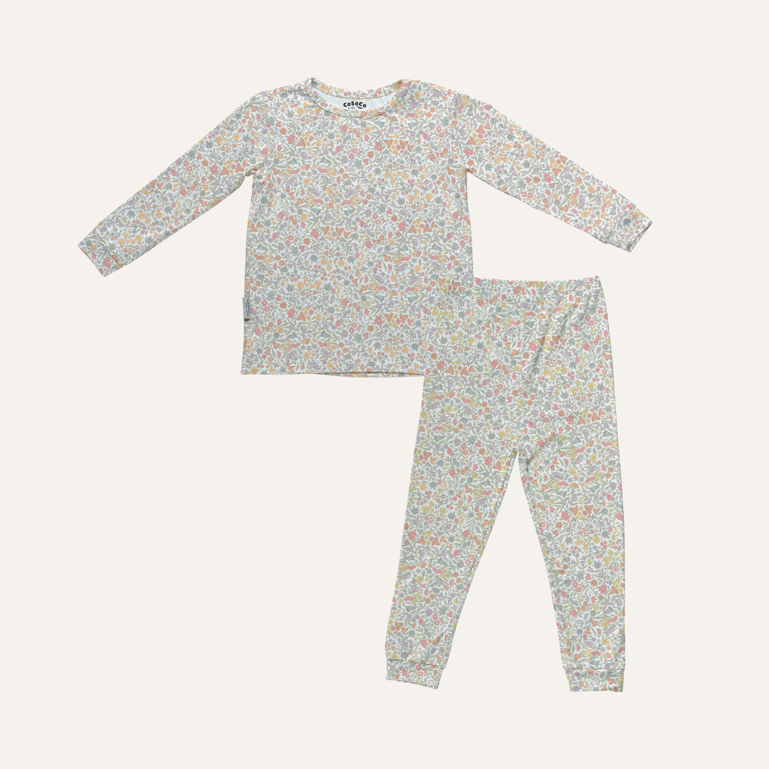 Kids Pajamas in Everbloom