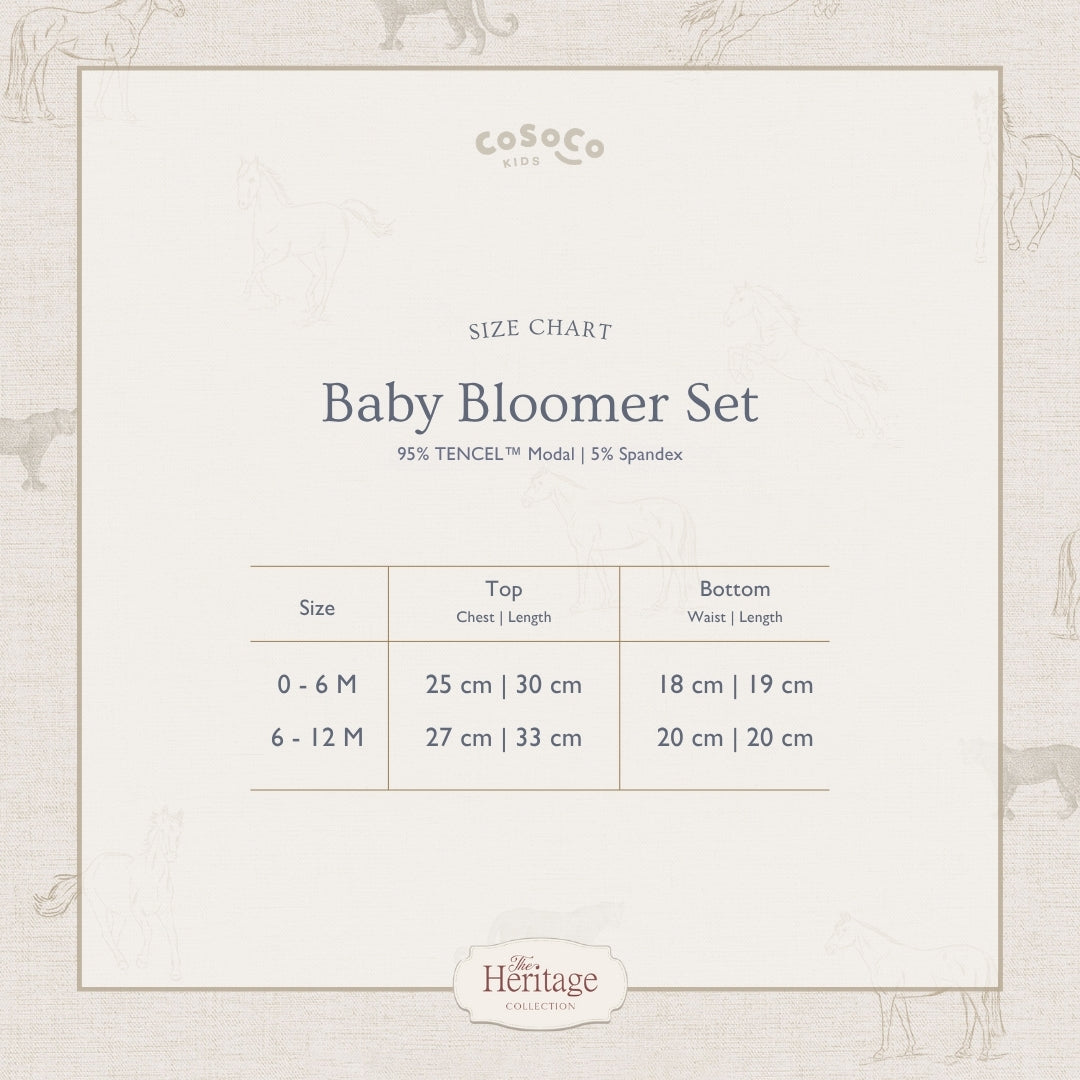 Baby Bloomer Set in Jungle Toile