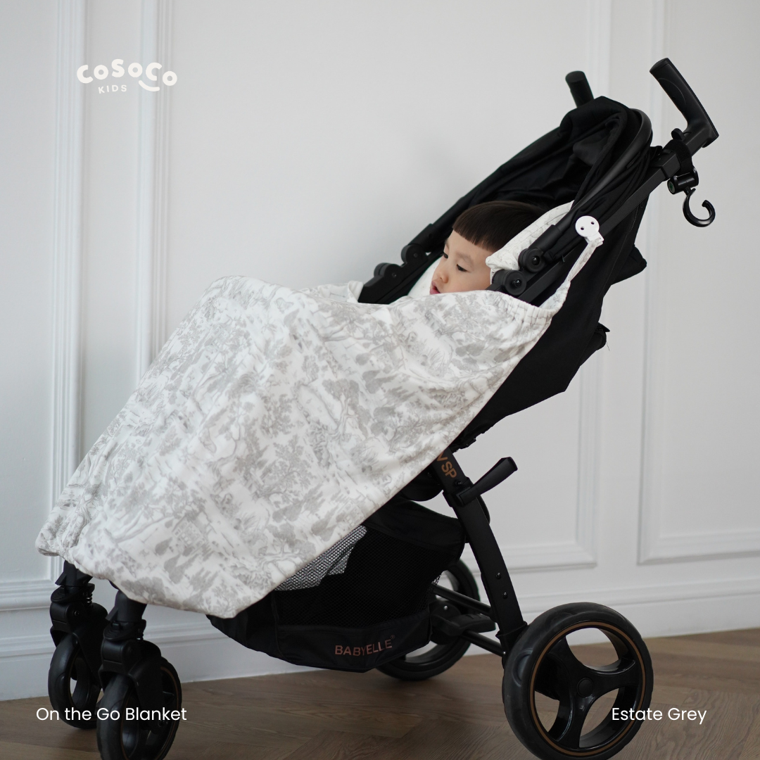 On The Go Blanket in Estate Grey