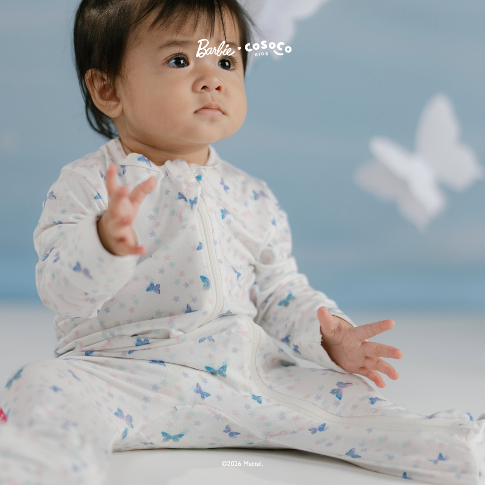 Barbie Sleepsuit in Cosmic Butterflies