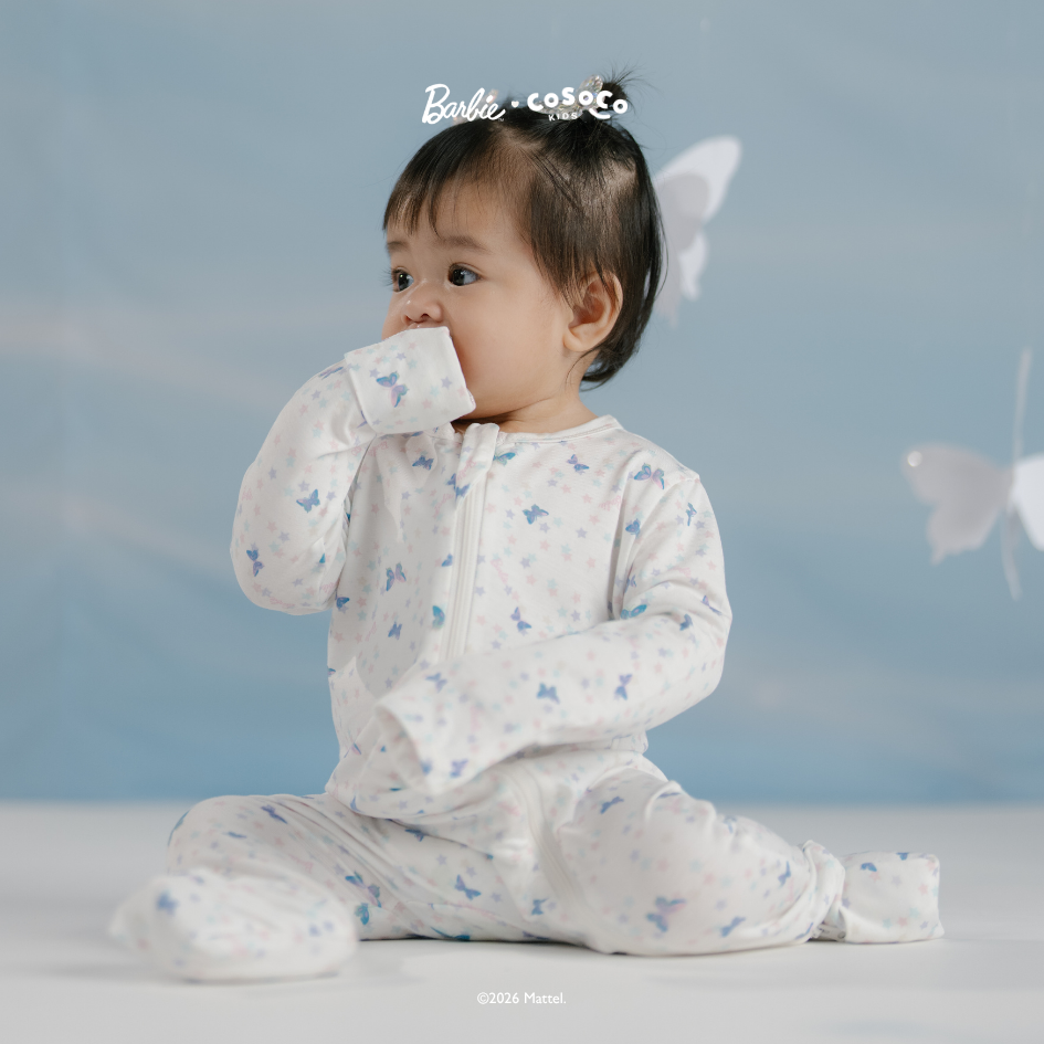 Barbie Sleepsuit in Cosmic Butterflies