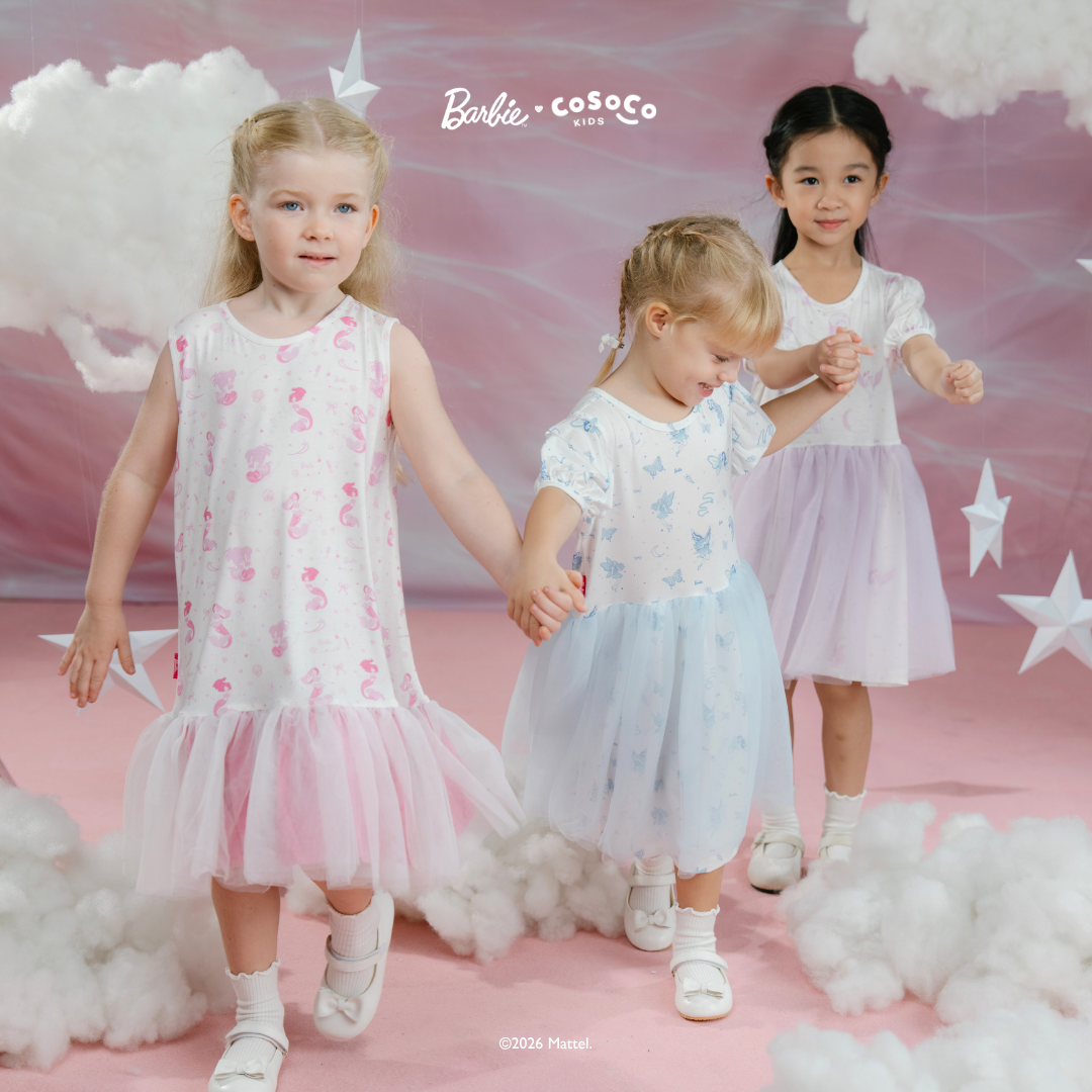 Barbie Sleeveless Tulle Dress in Mermaid Magic