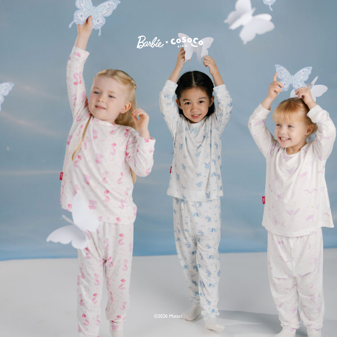 Barbie Kids Pajamas in Unicorn Skies
