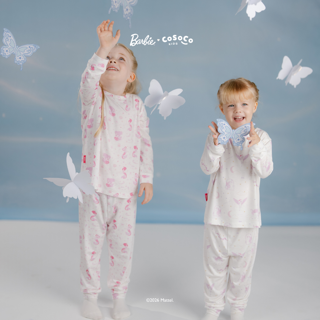 Barbie Kids Pajamas in Unicorn Skies