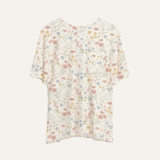 Adult Comfort Tee in Fall Floral