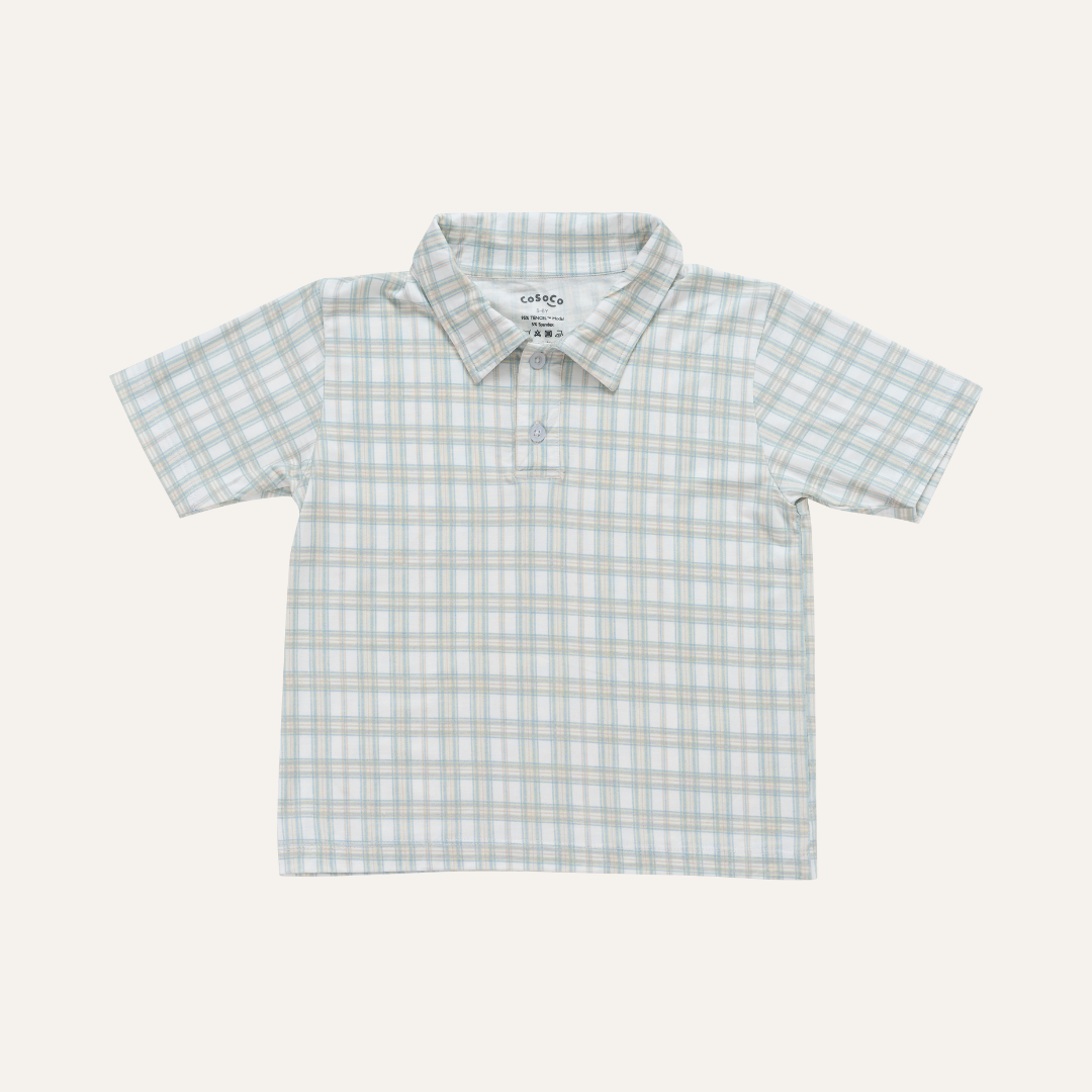 Alex Polo Top in Spring Check