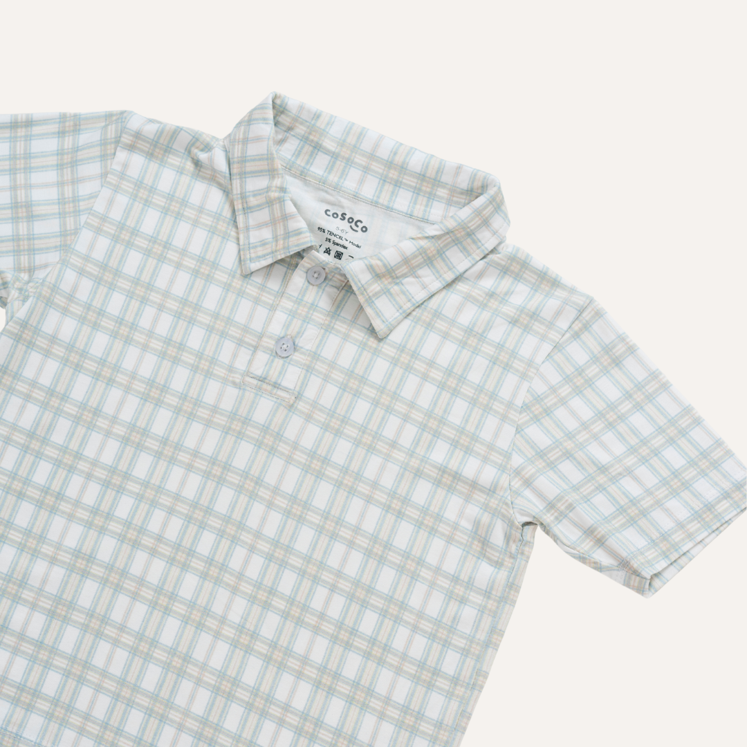 Alex Polo Top in Spring Check