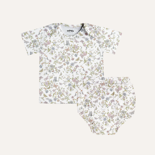 Baby Bloomer Set in Papillon