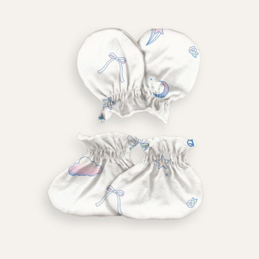 Barbie Mittens & Booties in Rainbow Dreams
