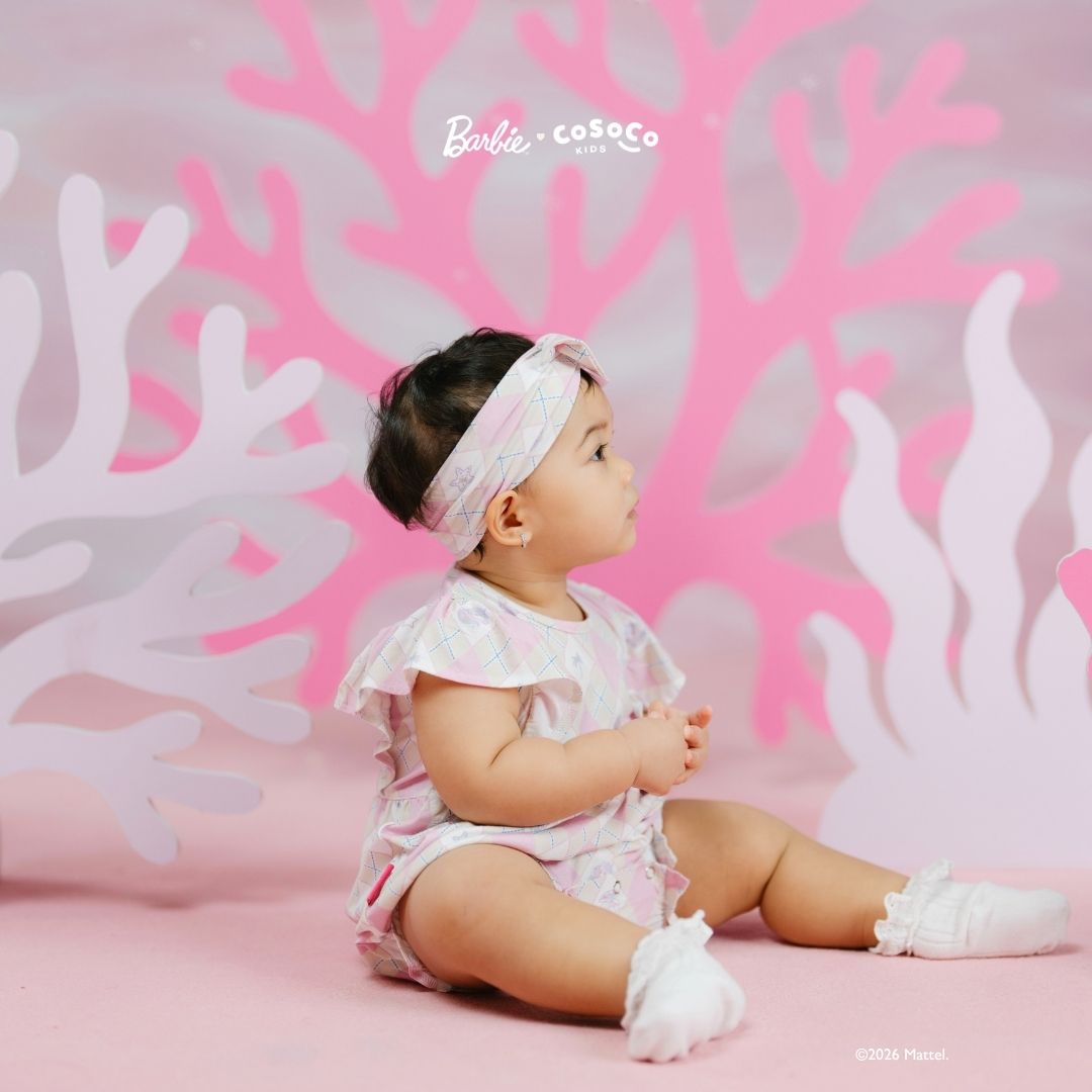 Barbie Bib in Iconic Diamond