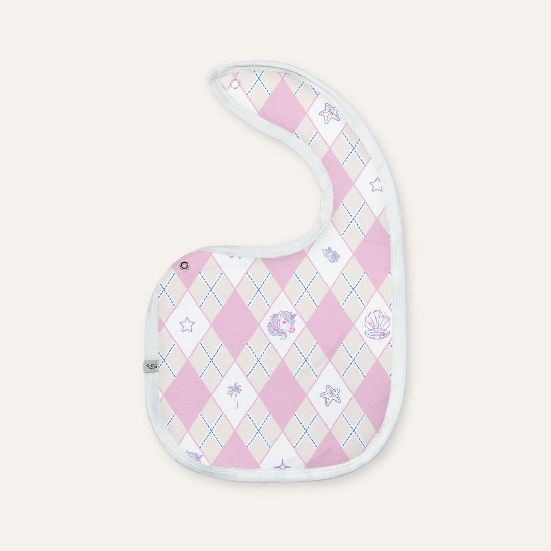 Barbie Bib in Iconic Diamond
