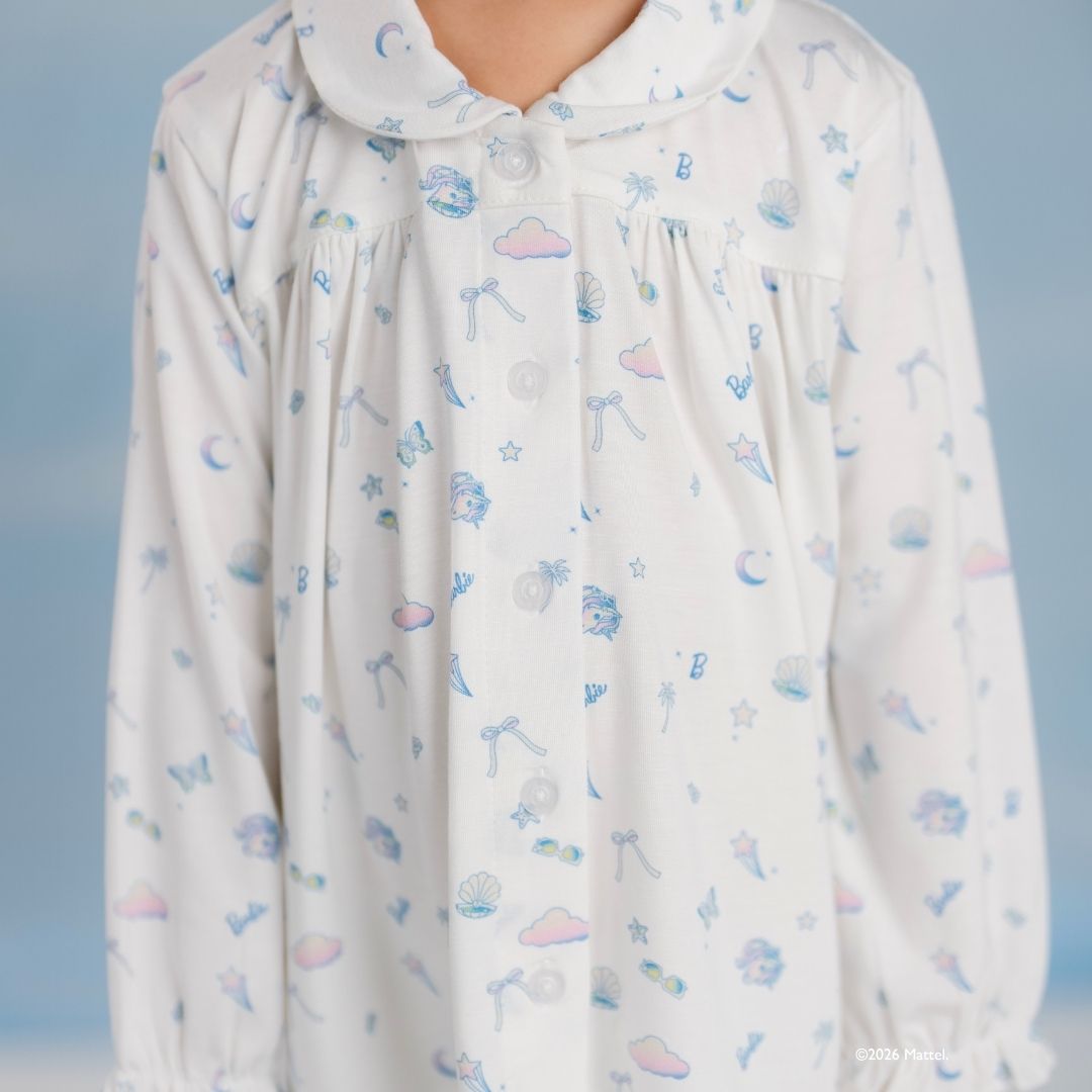 Barbie Collared Pajamas in Rainbow Dreams