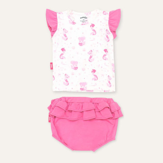 Barbie Ruffle Bloomer Set in Mermaid Magic