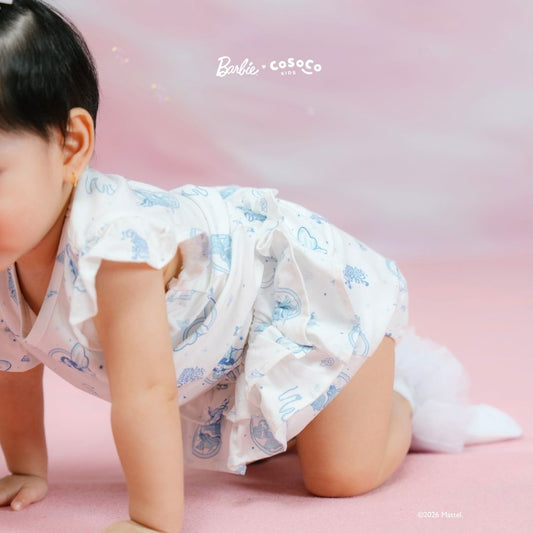 Barbie Ruffle Bloomer Set in Pixie Wish